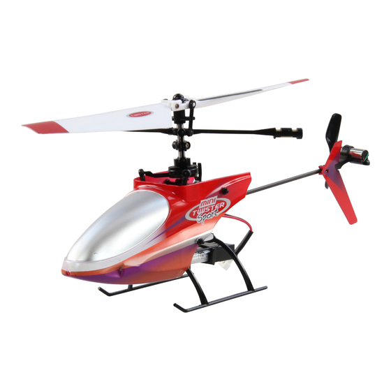 Mini Twister Sport Mini Single Rotor Helicopter with 2.4GHz Transmitter Instruction Manual
