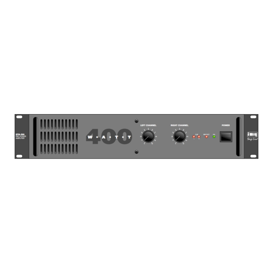IMG STAGE LINE STA-150 Instruction Manual