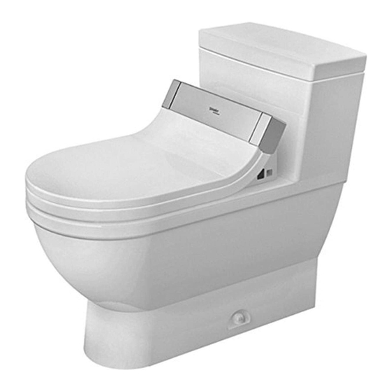 DURAVIT SensoWash 2121510001 Mounting Instructions