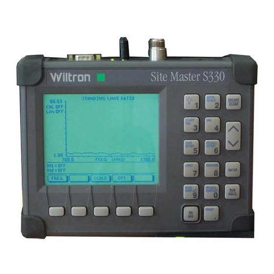 Wiltron Site Master S110 User Manual