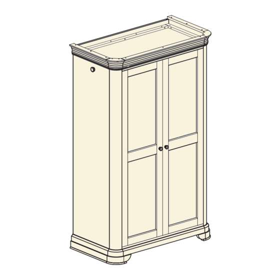Multay Seville 2 Door Wardrobe KD SVB09 Assembly Instruction Manual