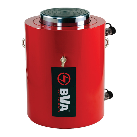 BVA Hydraulics HD15002 Instruction Manual