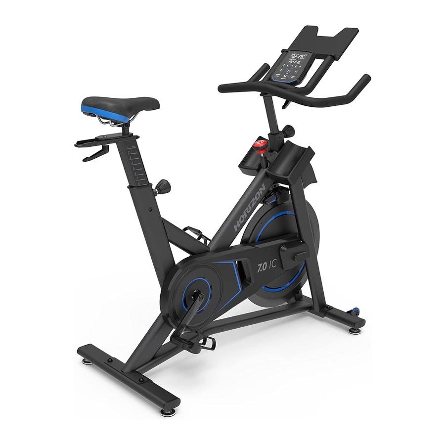 Horizon Fitness 7.0IC - INDOOR CYCLE Manual