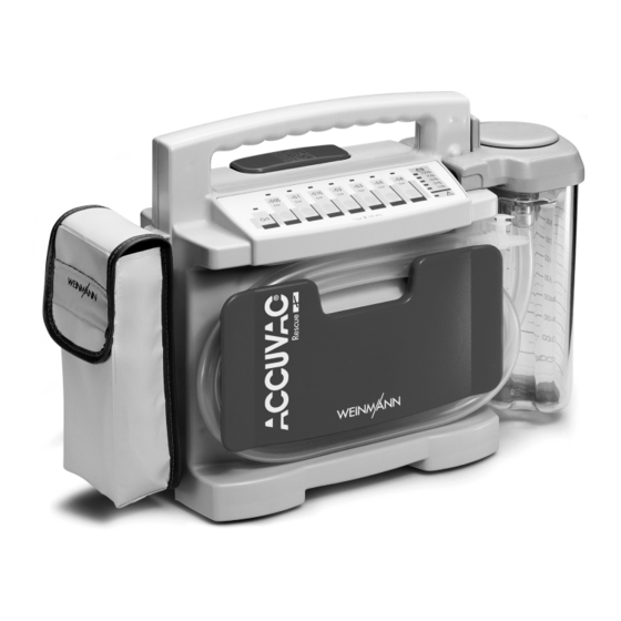 Weinmann ACCUVAC Rescue Description And Operating Instructions