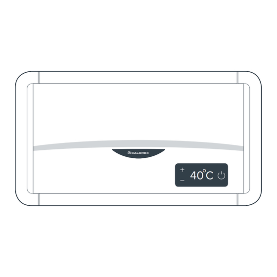 Calorex ELEVA PRO Installation, Operation And Maintenance Manual