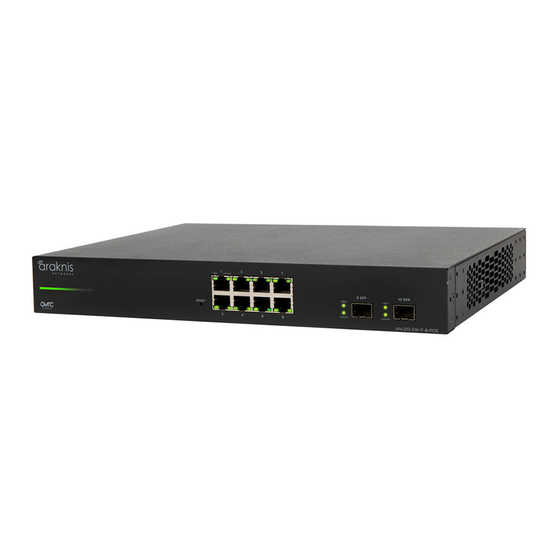 araknis AN-210-SW-F/R-8-POE Quick Start Manual