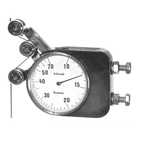 Schmidt Q-10 Operating Instructions Manual