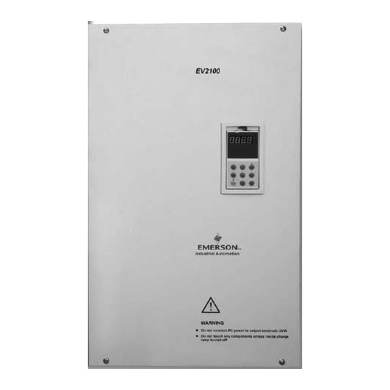 Emerson EV2100 Series User Manual