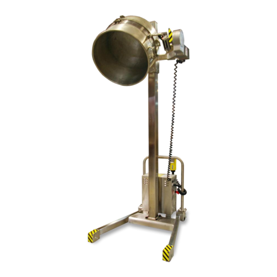 User Manuals: Savage Bros LifTILTruk B Kettle Bowl Lift