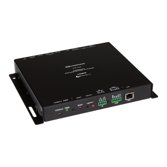 Crestron AirMedia AM-300 Quick Start Manual