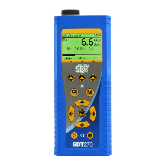 SDT SDT270 TankTest User Manual