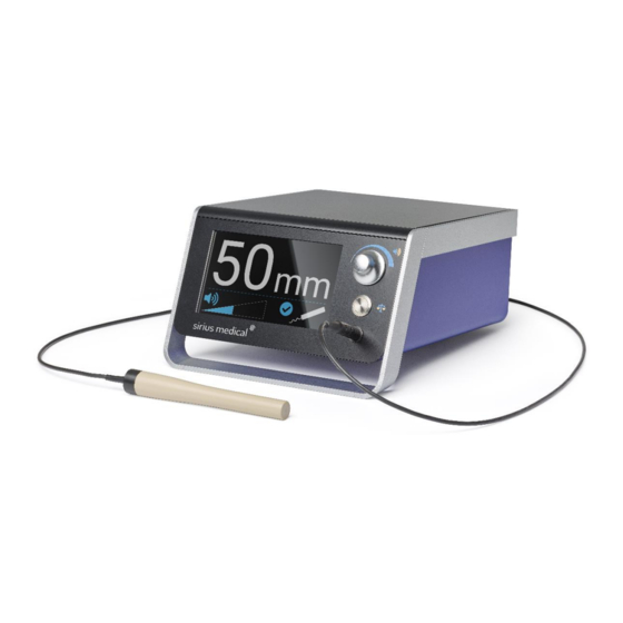 Sirius Medical Pintuition Detector Instructions For Use Manual