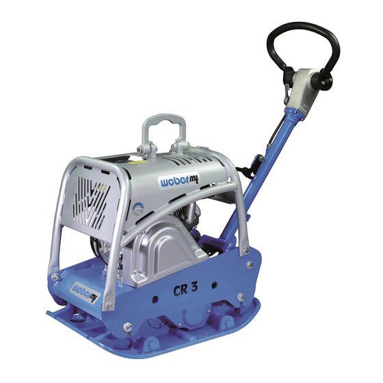 Weber mt CR 3-II Hd Operating And Maintenance Manual