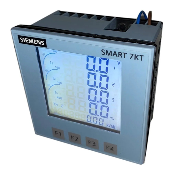 Siemens SMART 7KT Operating Instructions Manual