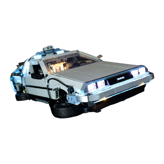GAME OF BRICKS Back to the Future Time Machine 10300 Instruction Manual