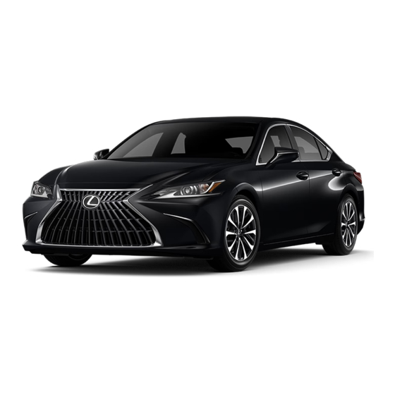Lexus ES 250 2023 Owner's Manual