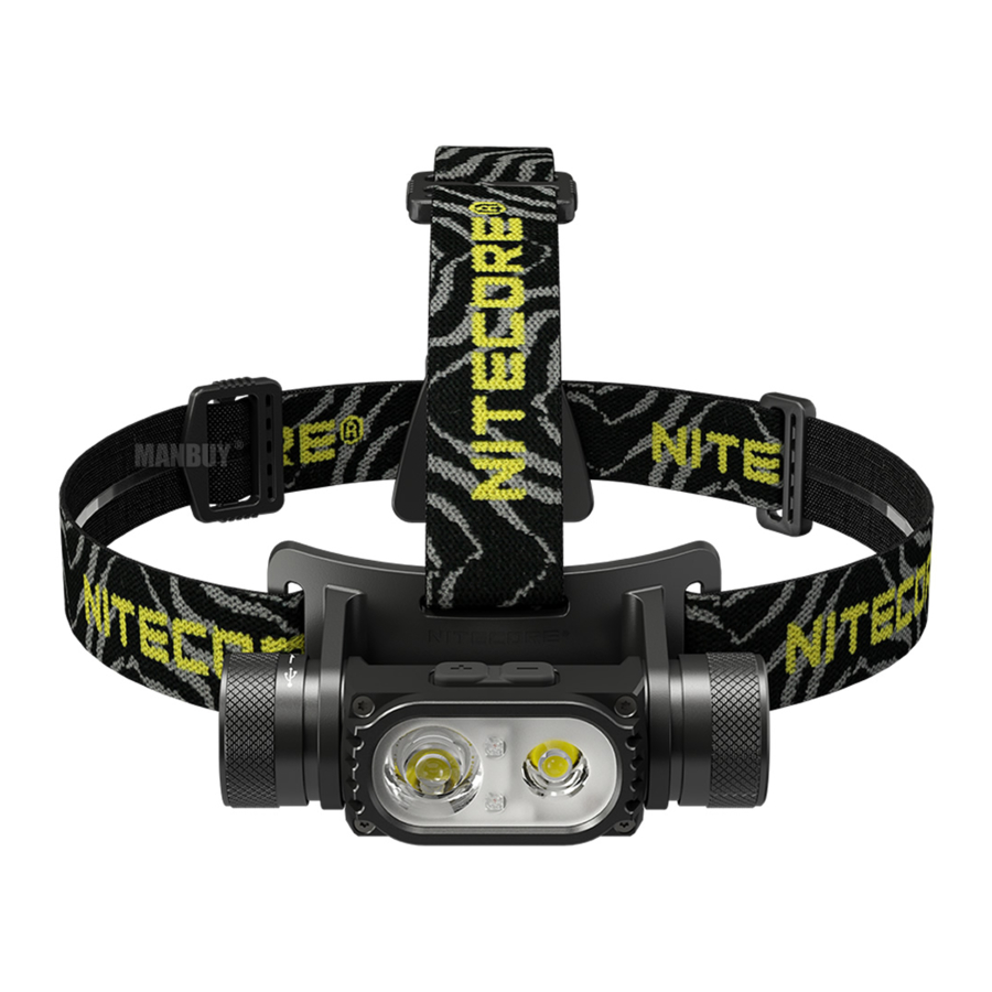 Nitecore HC68 - High Performance Dual Beam E-focus Headlamp Manual