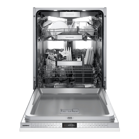Gaggenau DF481700 Use And Care Manual
