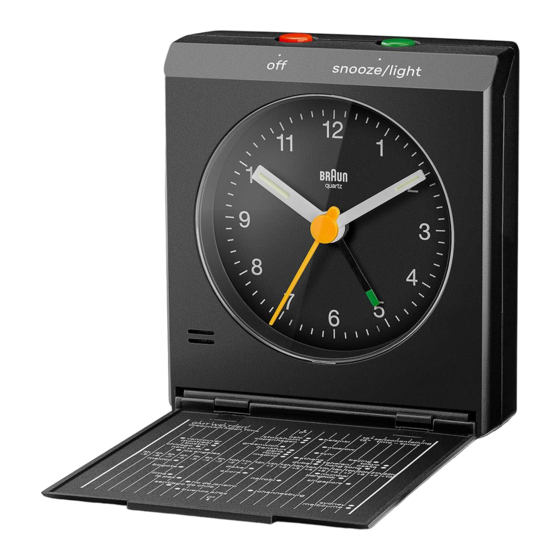 Braun BC05 User Instructions