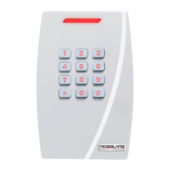 Rosslare MIFARE AY-W6 50 Series Installation And Programming Manual