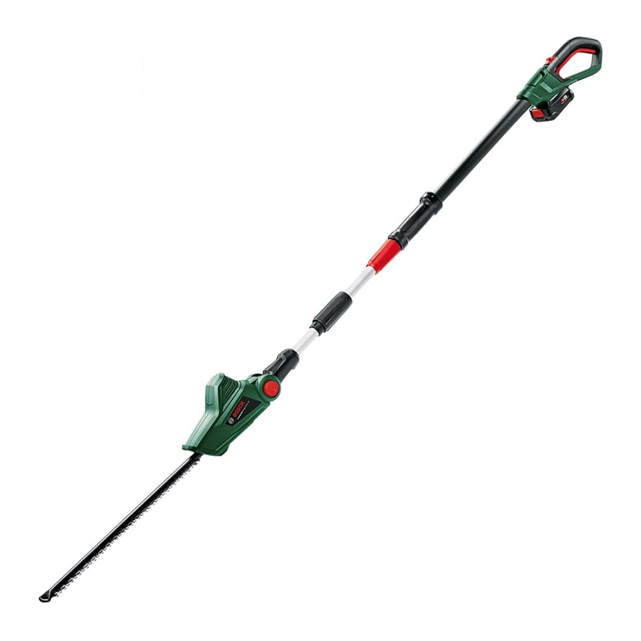 Bosch Universal HedgePole 18 Manual
