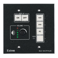 Extron electronics MLC 104 IP Plus Series Setup Manual