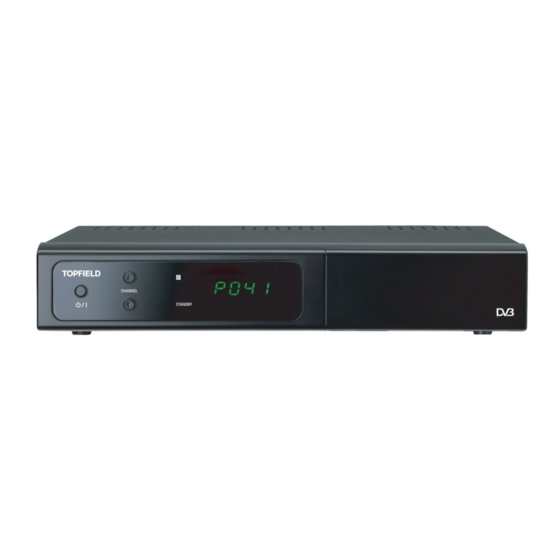 Topfield TBF-7300 Quick Manual
