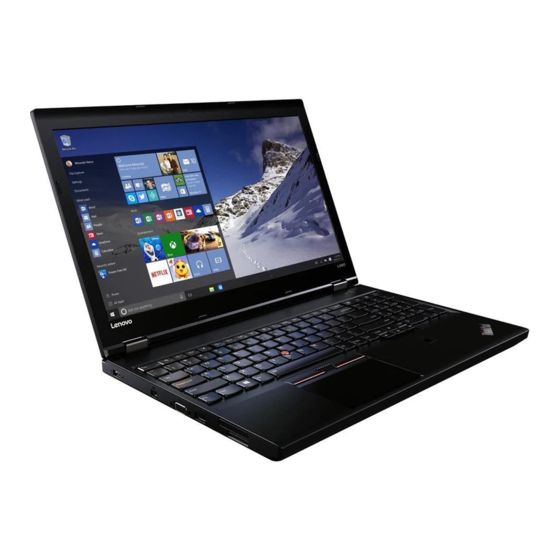 Lenovo ThinkPad L560 User Manual