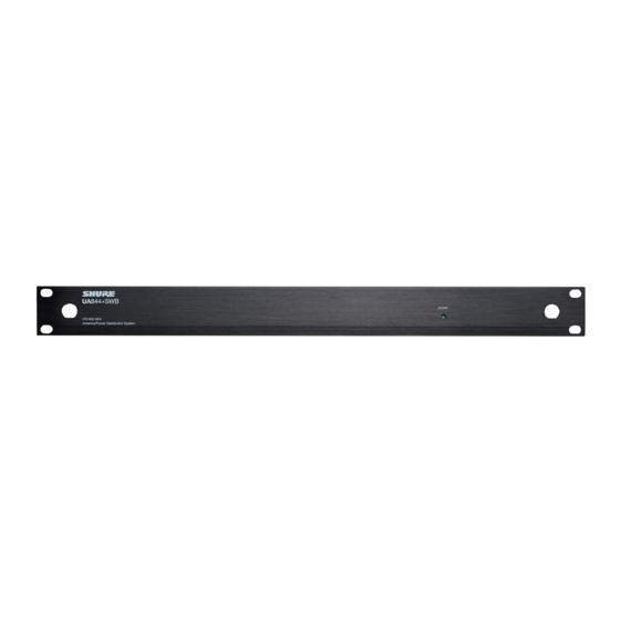 Shure UA844SWB User Manual