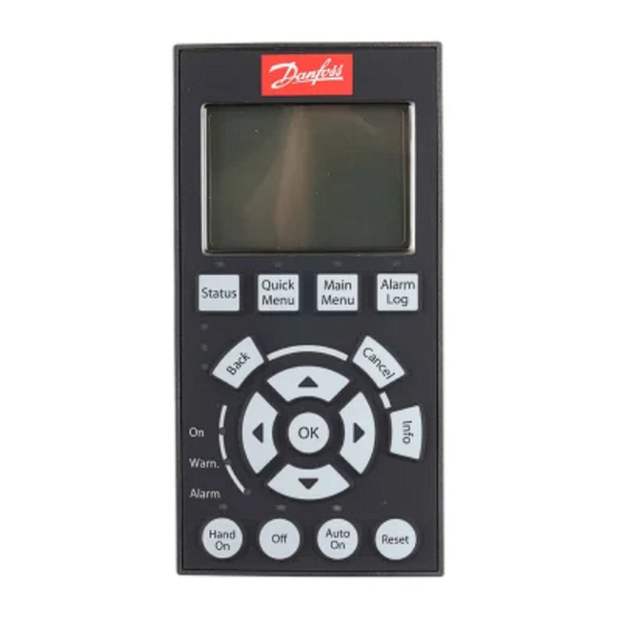 Danfoss LCP Installation Instructions Manual