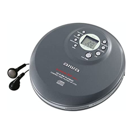 Aiwa XP-V731 Operating Instructions