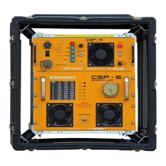 APPLIED ACOUSTICS CSP-S 4000 Manuals