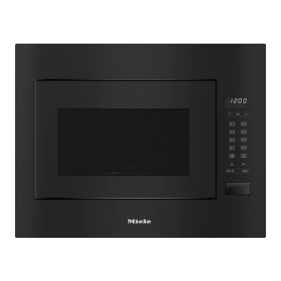Miele M 2241 SC Built-in microwave Manuals