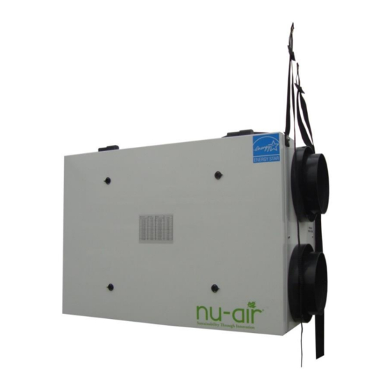 Nu-Air ES095 ERV Operating, Maintaining & Installing