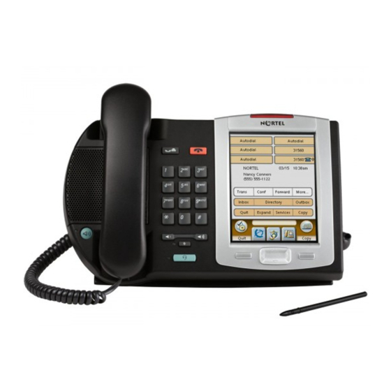 Nortel IP Phone 2007 User Manual