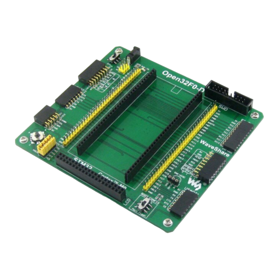 Waveshare Open32F0-D User Manual