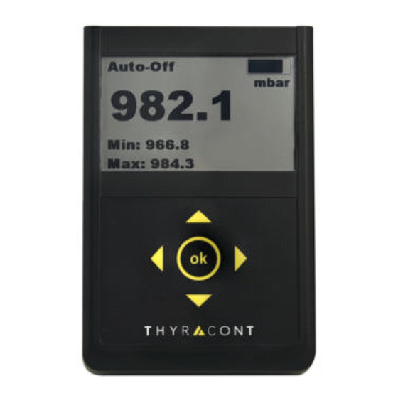 Thyracont VD850 Operating Instructions Manual
