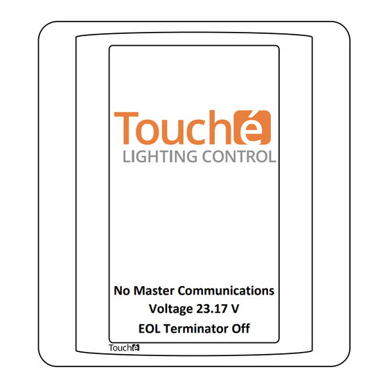 ESI Touche Lighting Controls WS-TS-C Series Installation Instructions