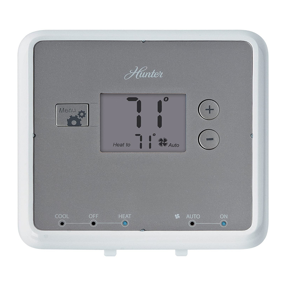 Hunter 42122 Installation Sheet