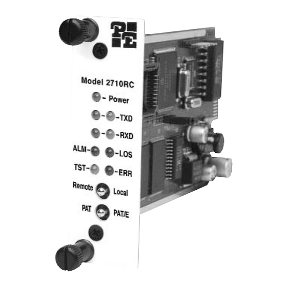 Patton electronics 2710RC Series Manuals