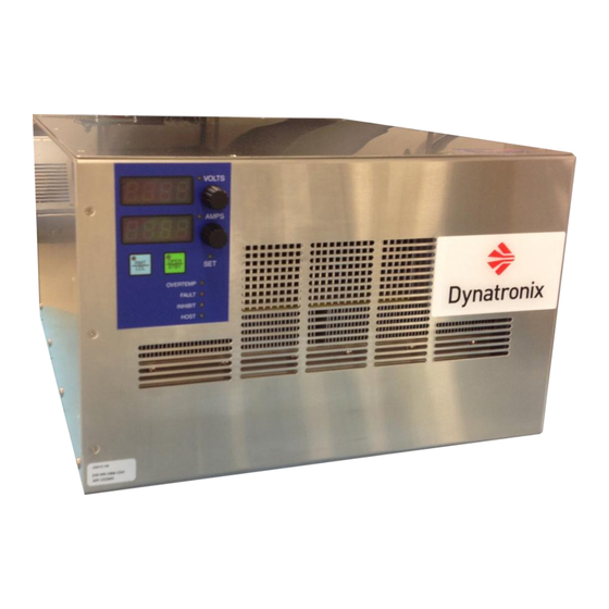 Dynatronix Diamond 10kW Series Manuals