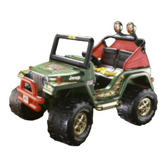 Fisher-Price POWER WHEELS 75598 Assembly And Owner's Manual