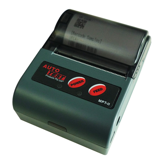 AutoTest MPT-II User Manual