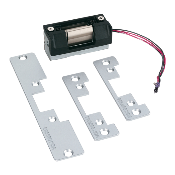 Von Duprin 5100 Installation Instructions
