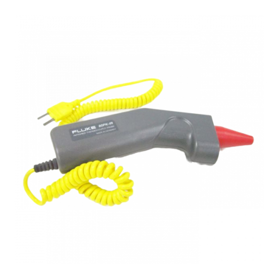 Fluke 80PK-IR Instruction Sheet