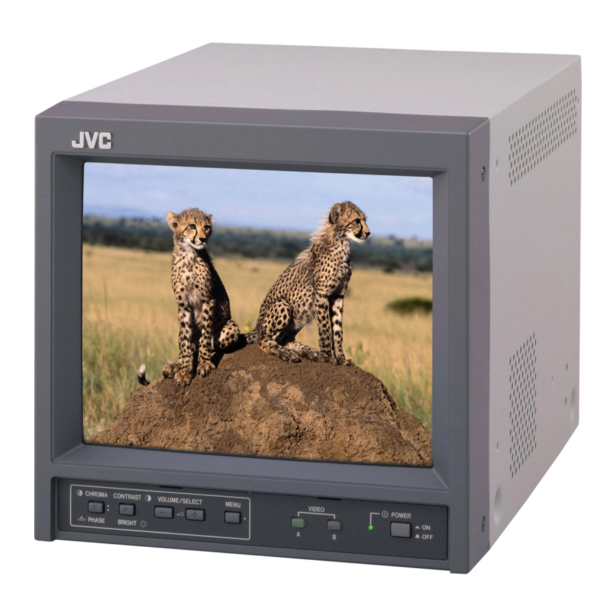 JVC TM-A101G/E CRT Video Monitor Manuals