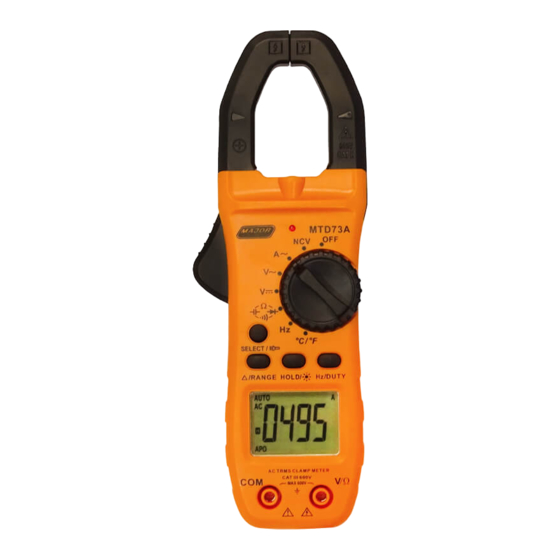 Major tech MTD73A Instruction Manual