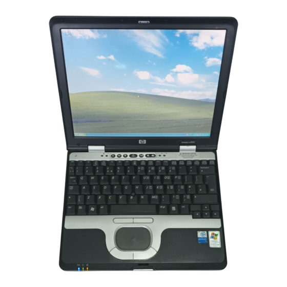 HP Compaq NC4010 Security Manual