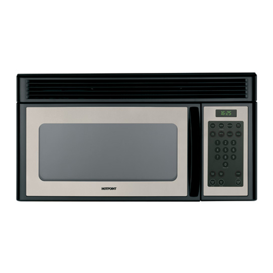 Hotpoint RVM1625SJ Owner's Manual
