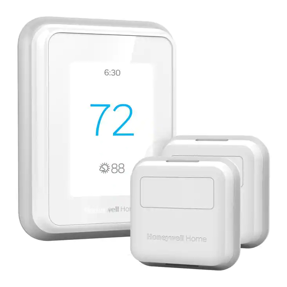 Honeywell Crestron Home T9 Manual